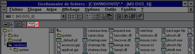gestionnaire-de-fichiers-lecteur-cdrom-windows-3.1