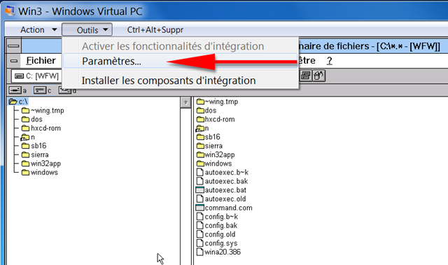 windows-virtual-PC-utilisation-menus