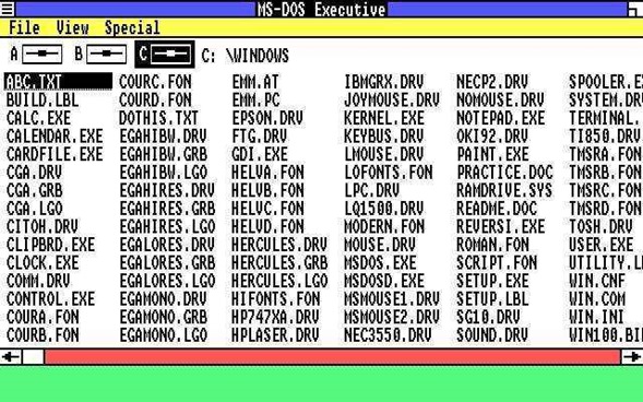 MS-DOS Executive sur Windows 1