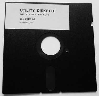 Une disquette de 5,25 pouces